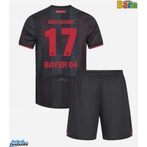 Bayer Leverkusen Eliesse Ben Seghir #17 Hjemmedraktsett Barn 2025-26 Kortermet (+ Korte bukser)